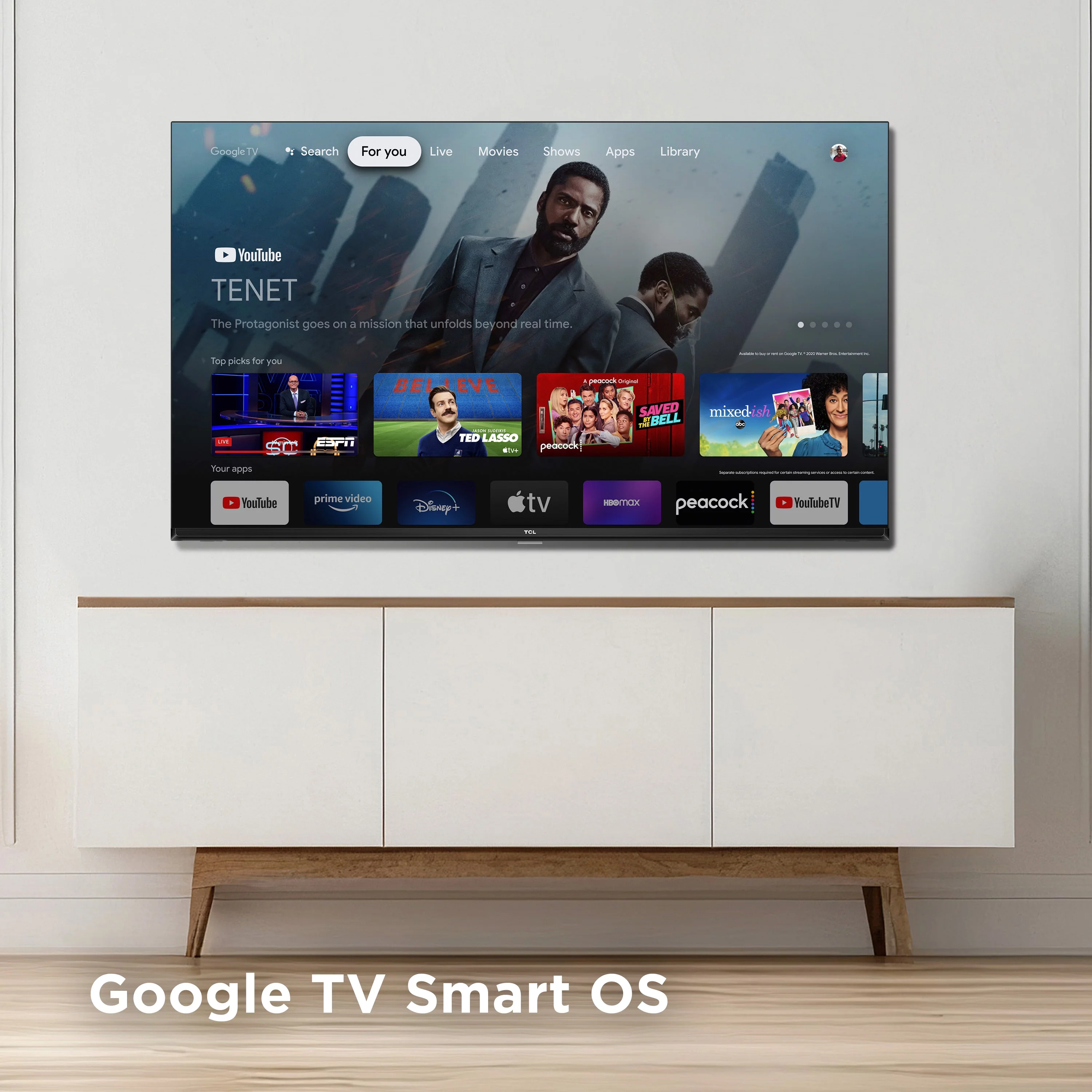 TCL 40in. Class S Class 1080p FHD HDR LED Smart TV with Google TV