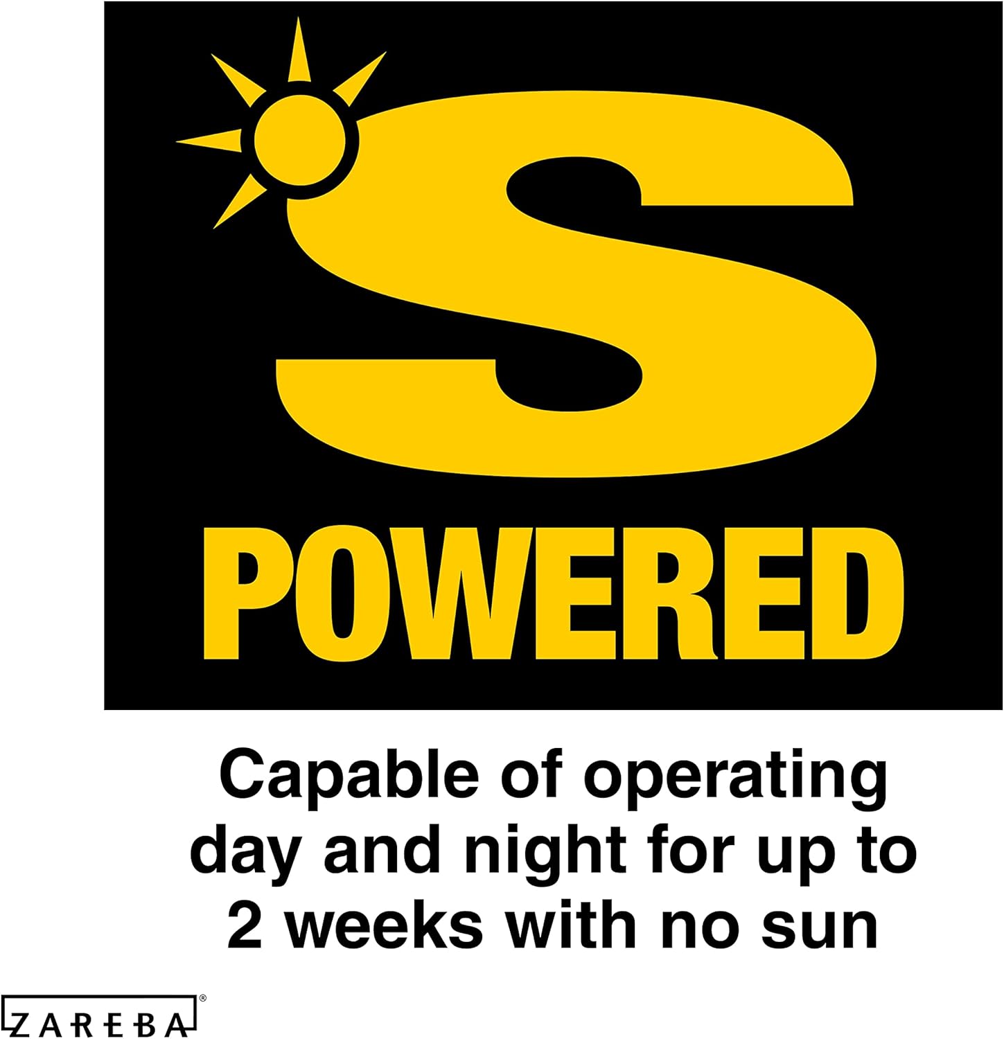 Zareba ESP5M-Z Solar Powered Low Impedance Electric Fence Charger - 5 Mile Lightning Electric Fence Energizer, Contain Animals and Keep Out Predators,Black