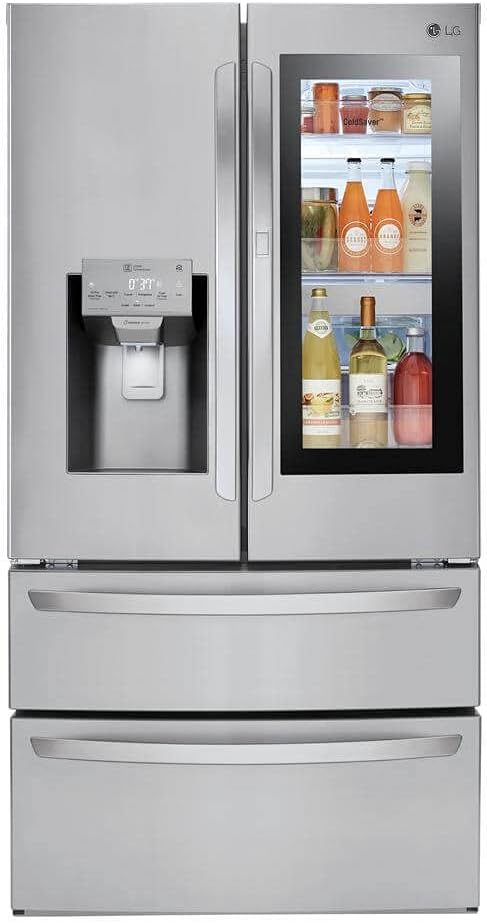 LG LMXS28596S 28 Cu. Ft. Stainless French-Door Smart Wi-Fi Enabled Refrigerator