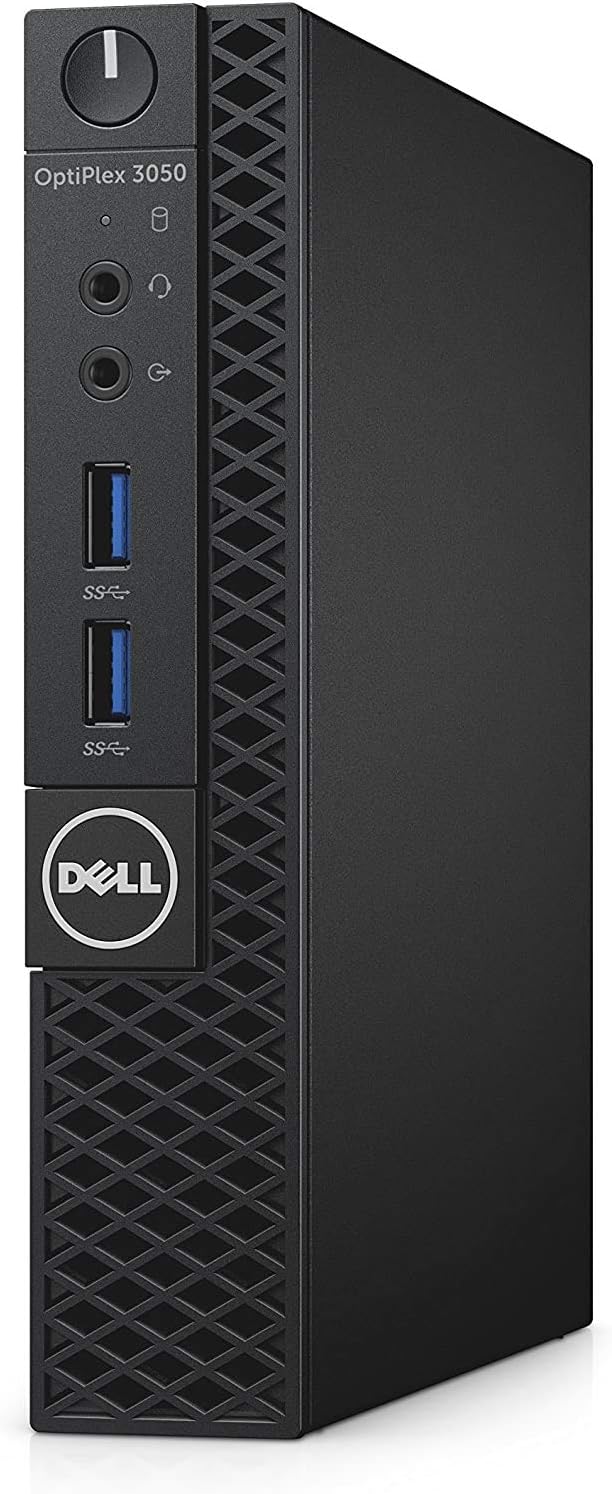 Dell OptiPlex 3050 Micro Desktop Computer, Intel Core i5-7500T Upto 3.3GHz 8GB RAM, 512GB SSD, AC Wi-Fi, Bluetooth, DisplayPort, HDMI - Windows 10 Pro (Renewed)
