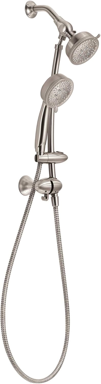 Moen 25000SRN Caldwell Shower System, Spot Resist Brushed Nickel