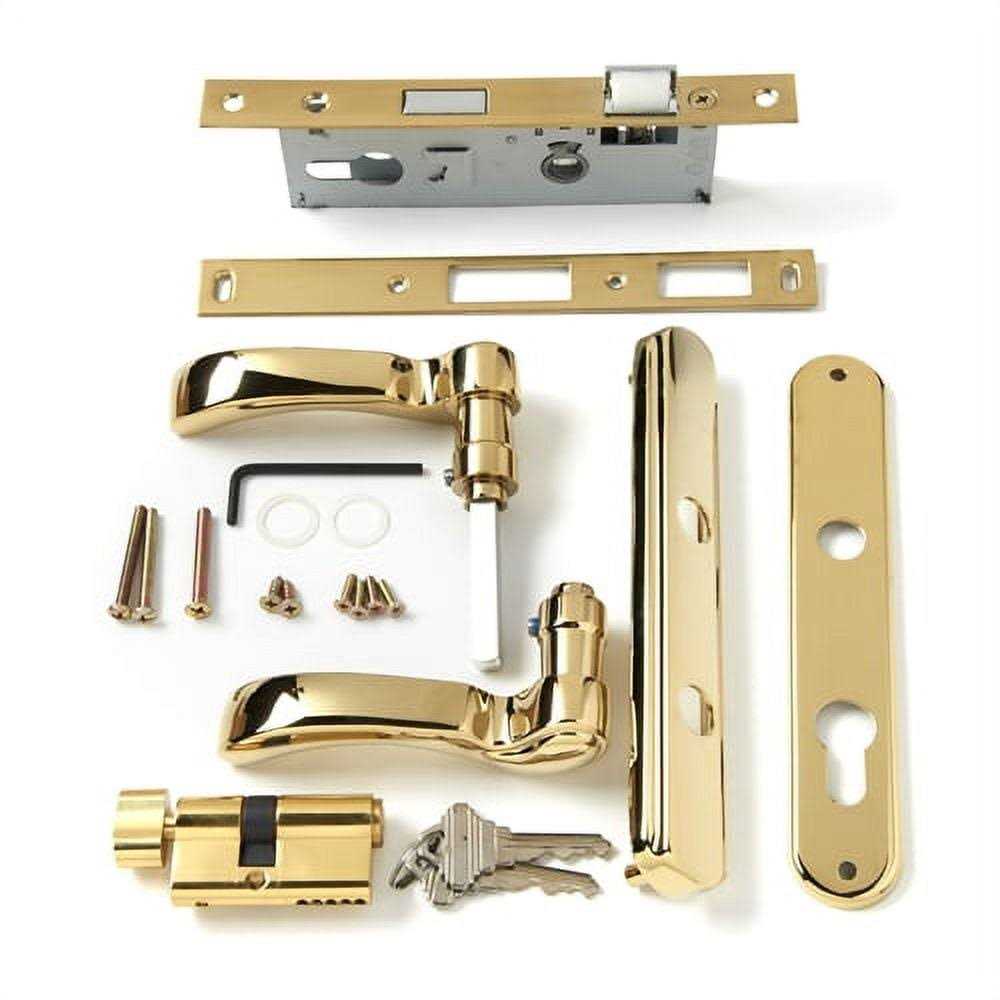 Andersen Storm Door Handle Assembly in Brass Finish Traditional Style 2004 to Present - Shop Hardware Tools Online Store