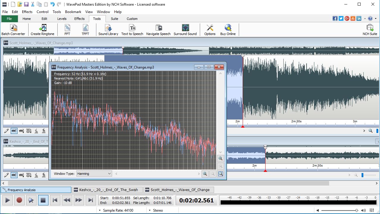 WavePad Audio Editing Software - Professional Audio and Music Editor for Anyone [Download] Pack of 2