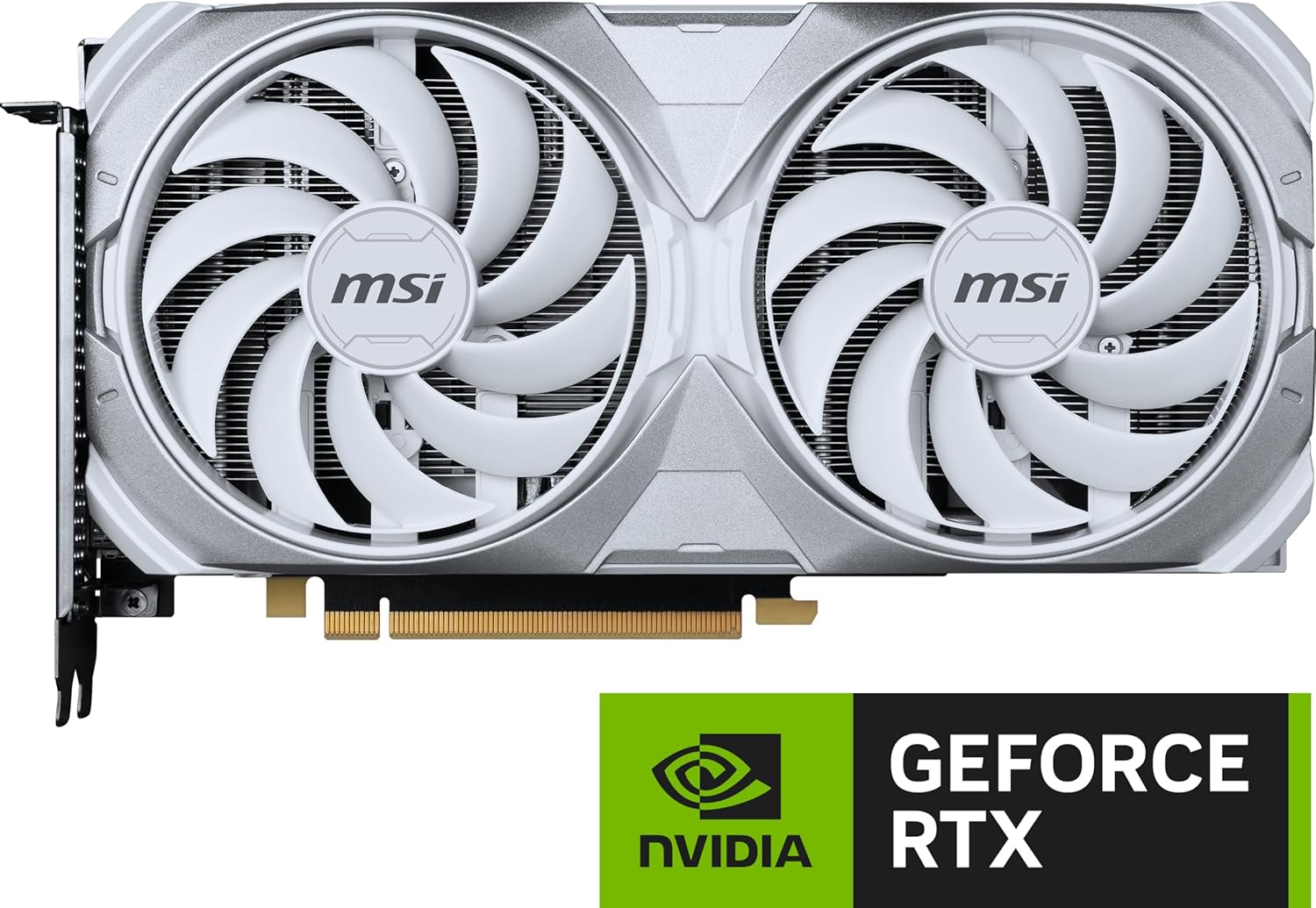MSI Gaming RTX 4070 Ti Super 16G Ventus 2X White OC Graphics Card (NVIDIA RTX 4070 Ti Super, 256-Bit, Extreme Clock: 2655 MHz, 16GB GDRR6X 21 Gbps, HDMI/DP, Ada Lovelace Architecture)