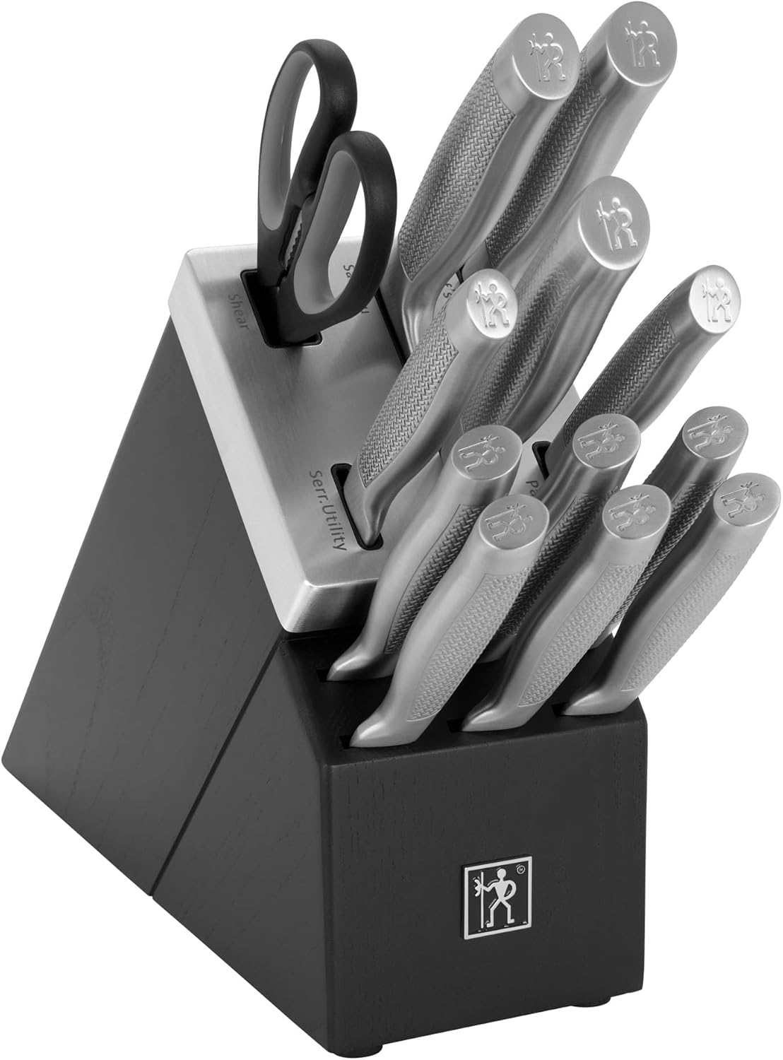 HENCKELS Diamond Knife Block Set, 13, Stainless Steel