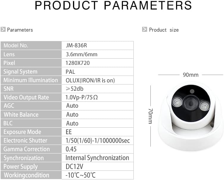 Home Security Camera System Wireless, Cameras Outdoor & Indoor with Plug & Play