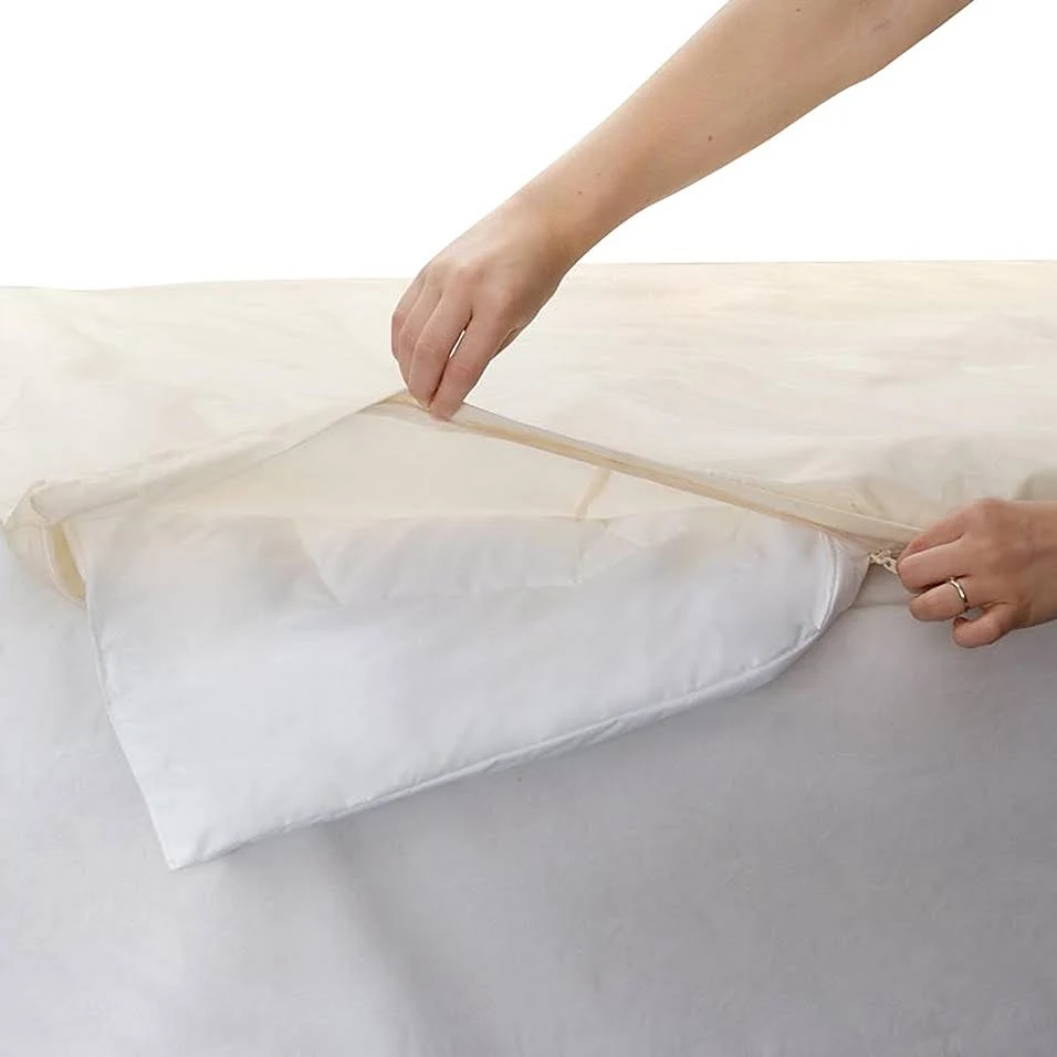 BedCare by National Allergy 100% Organic Cotton King Comforter Cover
