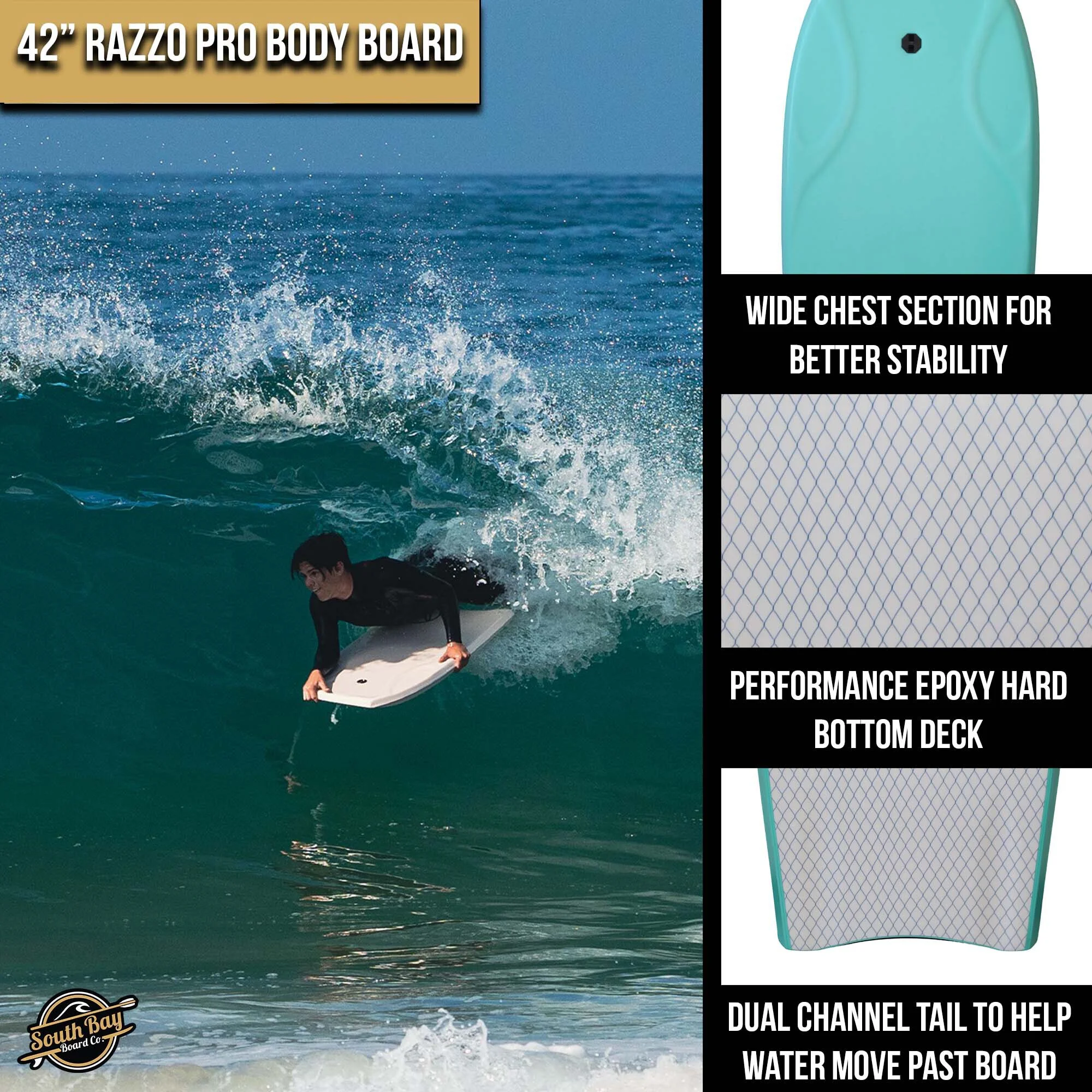 42” Razzo Pro Bodyboard