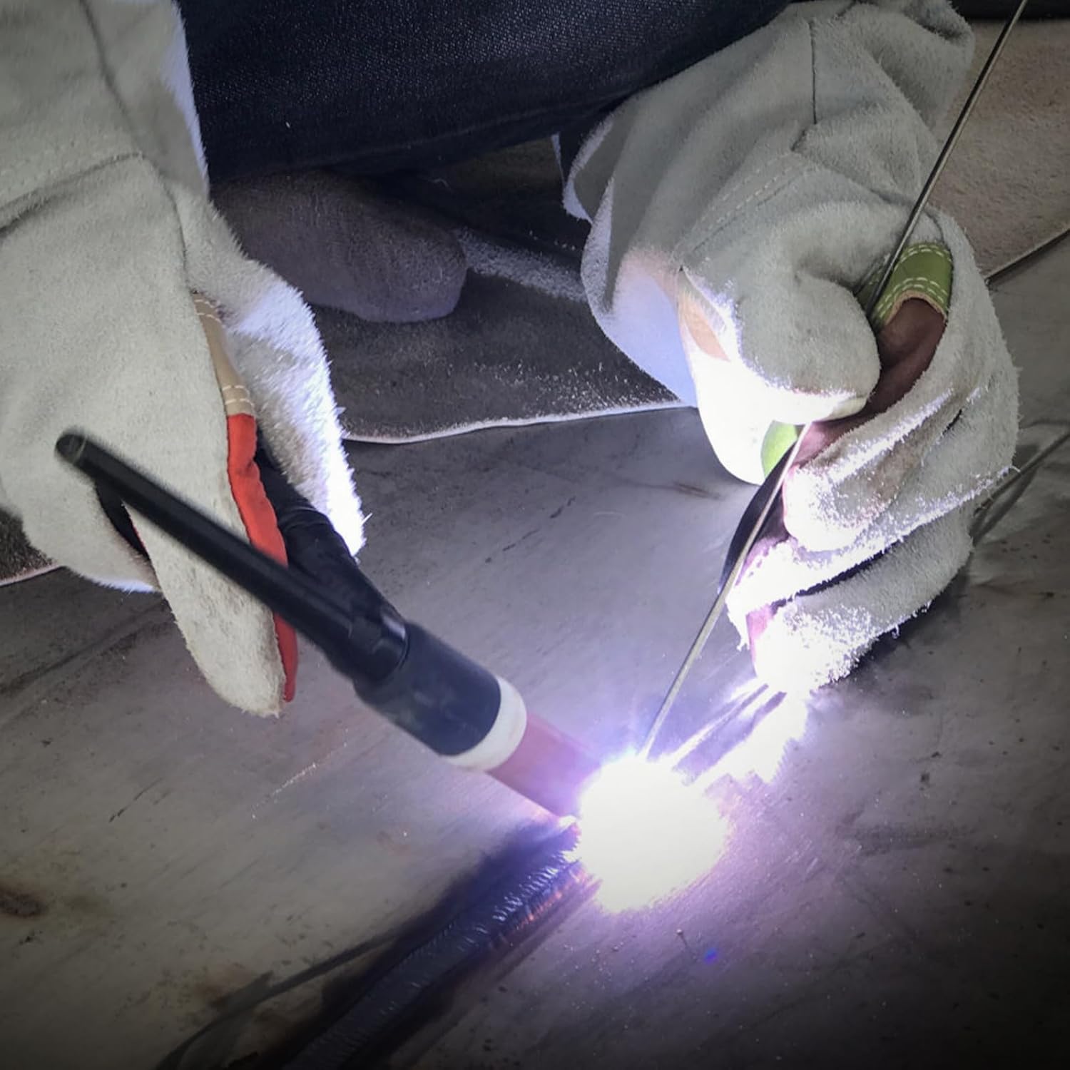 YESWELDER 200A AC/DC Aluminum Tig Welder with Pulse Large LED Display, Digital Inverter STICK/TIG 110/220V Dual Voltage & Mild Steel TIG Welding Rod ER70S-6 3/32"x16" 5LB