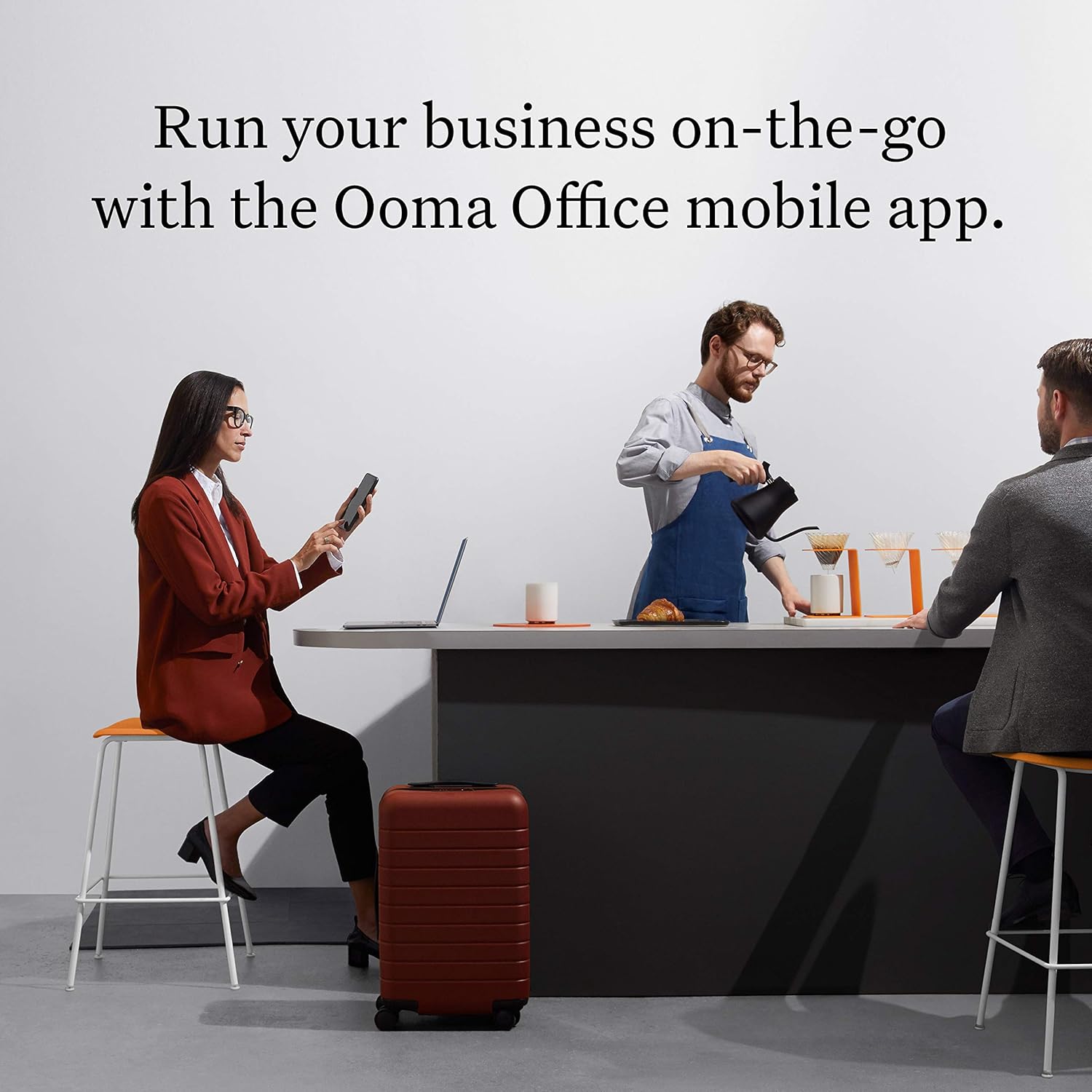 ooma VoIP 2 Linx Cloud Business Phone System. Linx Connects Analog Phones or fax wirelessly to Base Station on Small Business Phone Service. Loaded with Features for Small Business, Black
