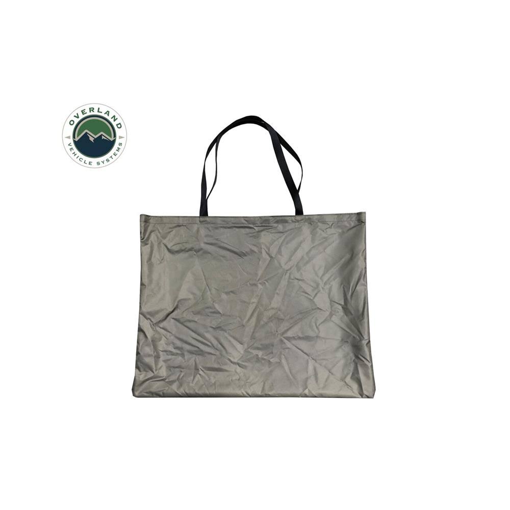 Overland Vehicle Systems 18049836 Nomadic 4 Annex - Green Base with Black Floor u0026 Travel Cover