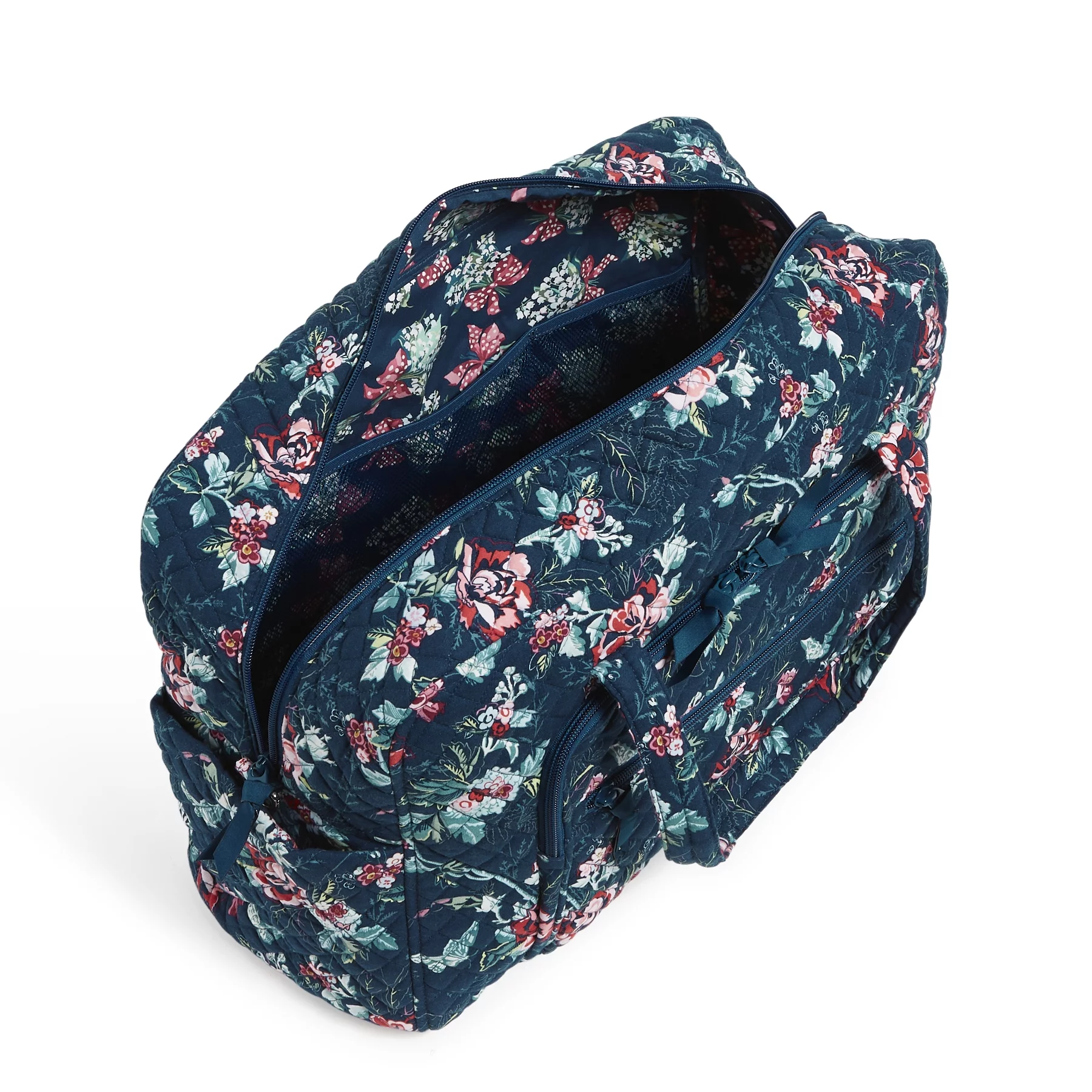 Vera Bradley Women's Cotton Weekender Travel Bag Rose Toile