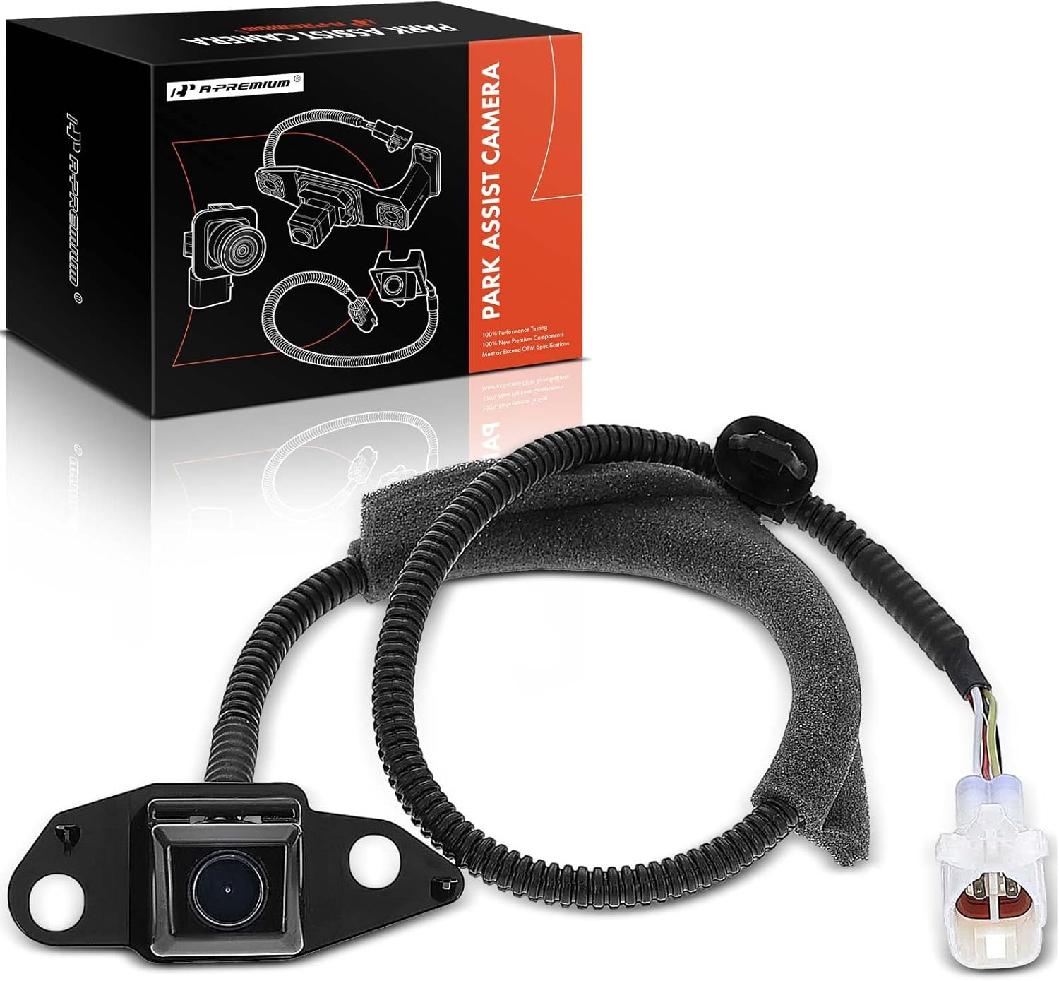 A-Premium Park Assist Camera Rear View Backup Reverse Camera Compatible with Select Toyota Models - 2009 2010 2011 2012 RAV4 - Replace# 8679042020