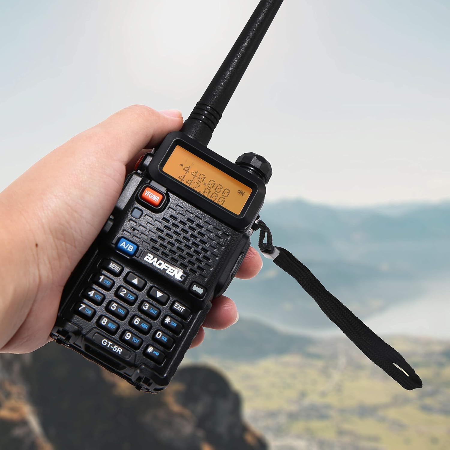 6pcs BAOFENG GT-5R Walkie Talkies Long Range, Legal Upgraded Two Way Radio for Adults, Dual Band 144-148MHz 420-450MHz, Ham Radio Rechargeable, with Six-Way Charger and Programming Cable