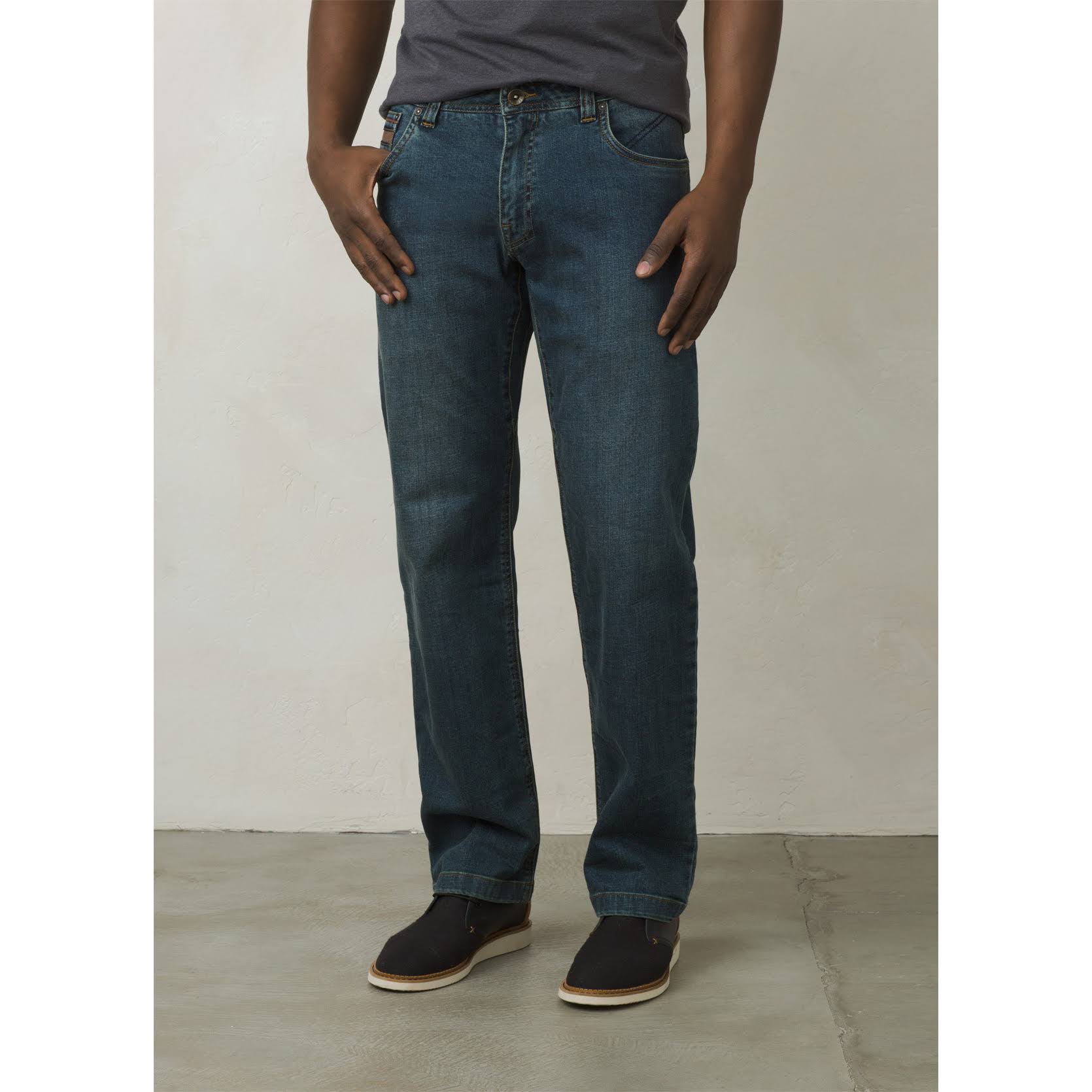 Prana Men&s Axiom Jean, Size 38 - Antique Stone Wash