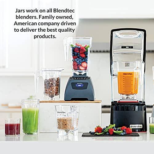 Blendtec Total Classic Original Blender 10 Speed, WildSide+ Jar u0026 Twister Black