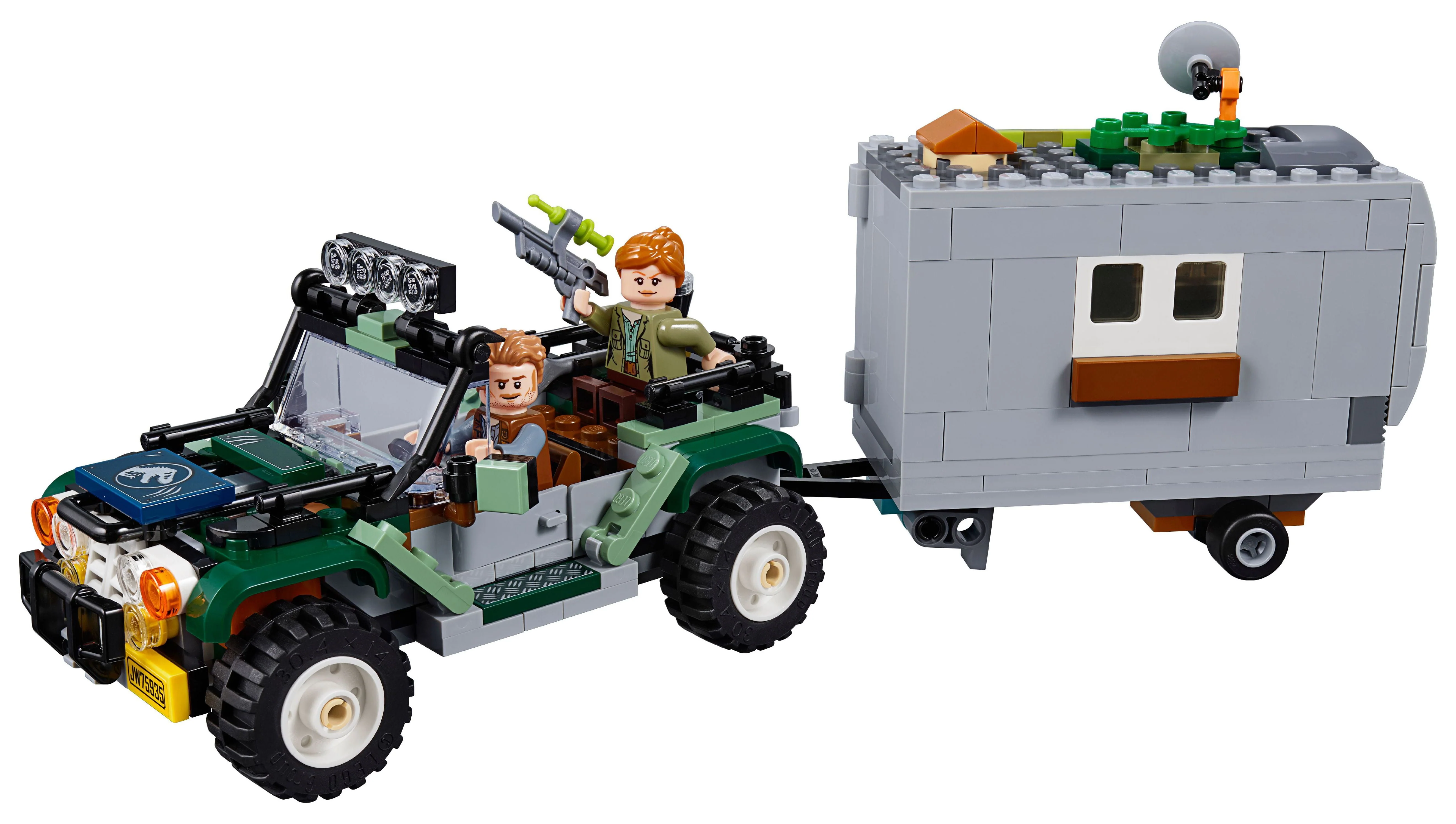 LEGO Jurassic World Baryonyx Face-Off: The Treasure Hunt 75935 Dinosaur Truck Toy