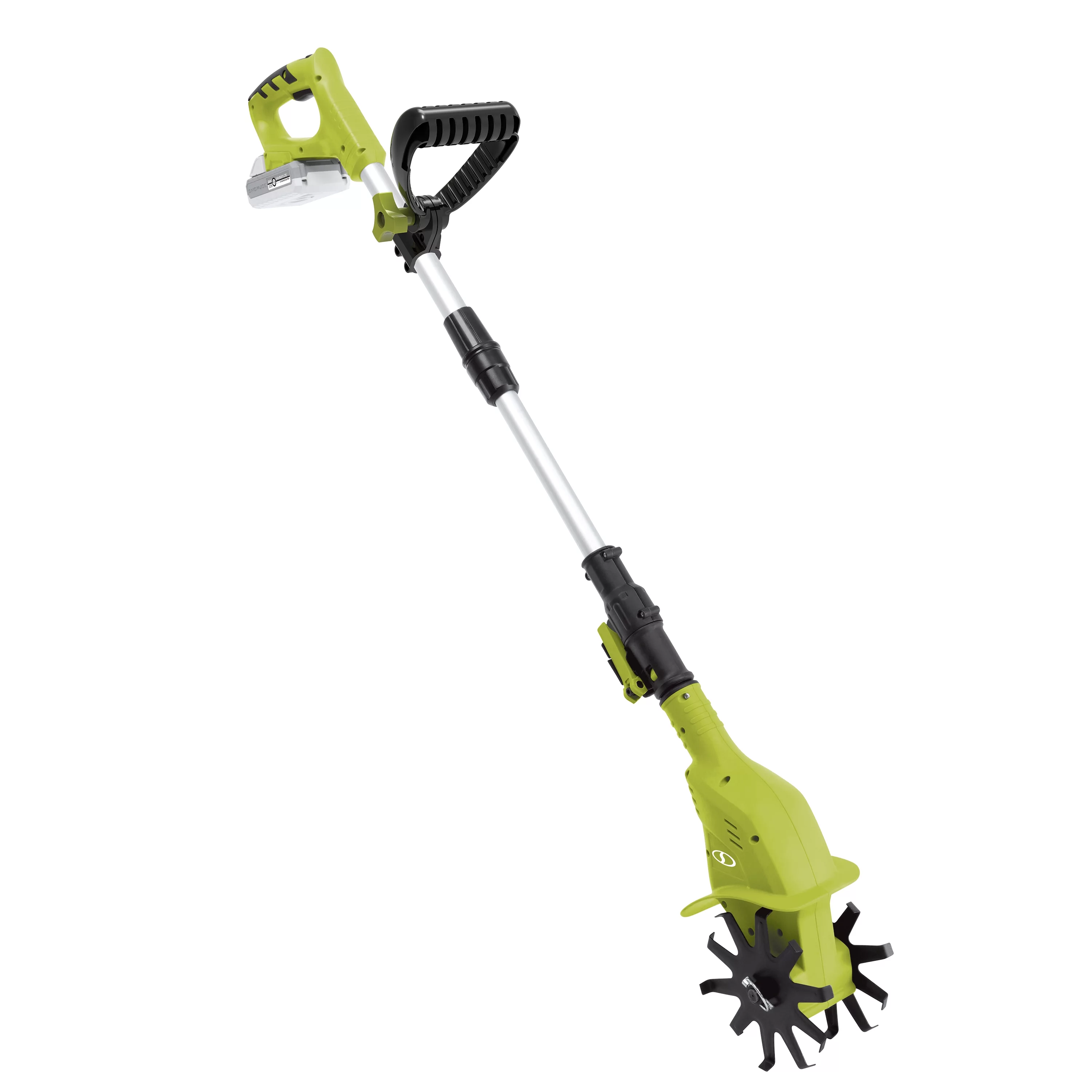 Sun Joe 24V Cordless Telescoping Garden Tiller + Cultivator, 2.0-Ah Battery & Charger