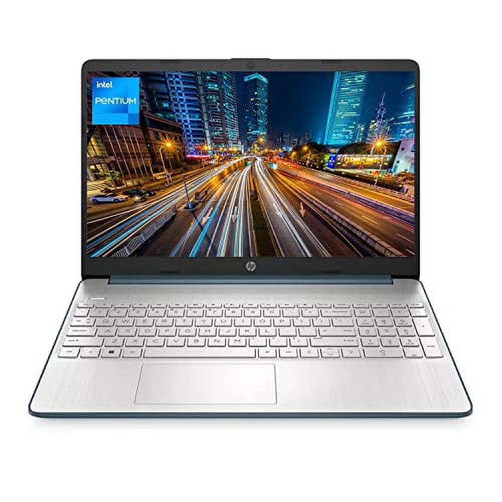 HP Pavilion Laptop, 15.6" HD Display, Intel Pentium Quad-Core Processor, Online Conferencing, Webcam, HDMI, WiFi, Bluetooth, Windows 11 (8GB RAM | 256GB SSD)