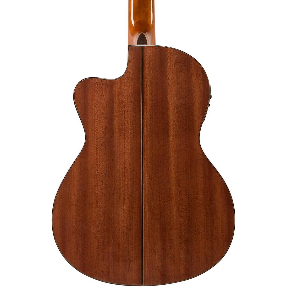 Lucero LC150Sce Spruce/Sapele Cutaway Acoustic-Electric Classical Guitar Natural