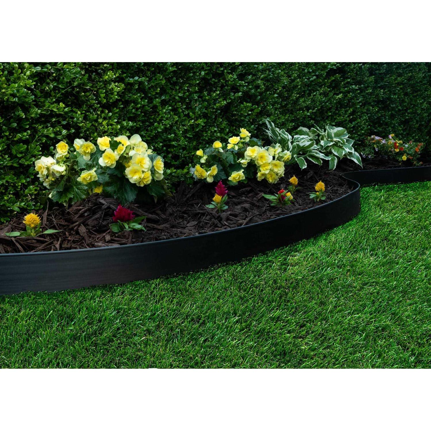Expert Edge 60-ft x 4-in Black Plastic Landscape Edging Roll 3403-60LW - Shop Hardware Tools Online Store