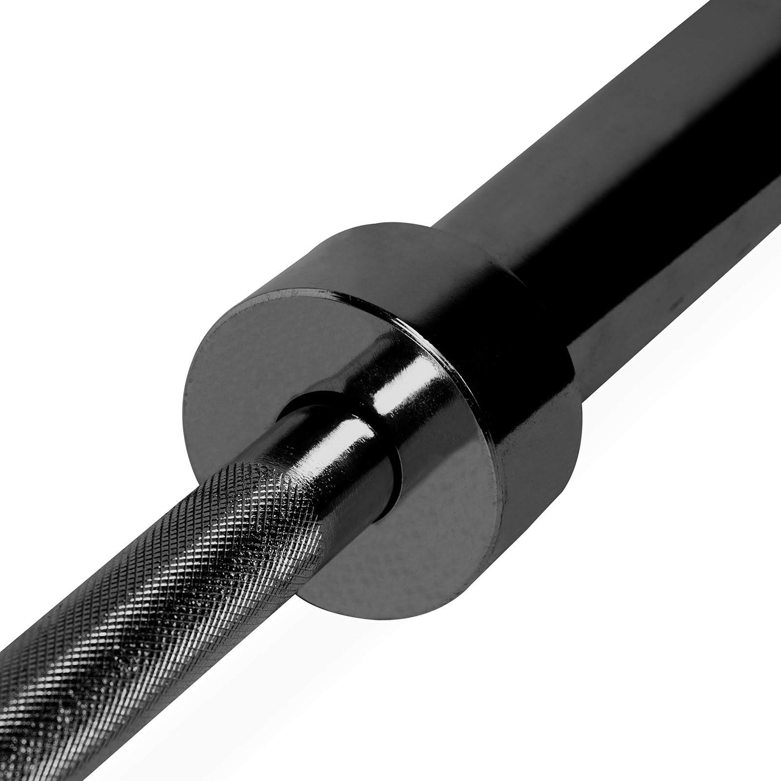 Cap Barbell 2-Inch Olympic 6 ft Weight Bar, Black