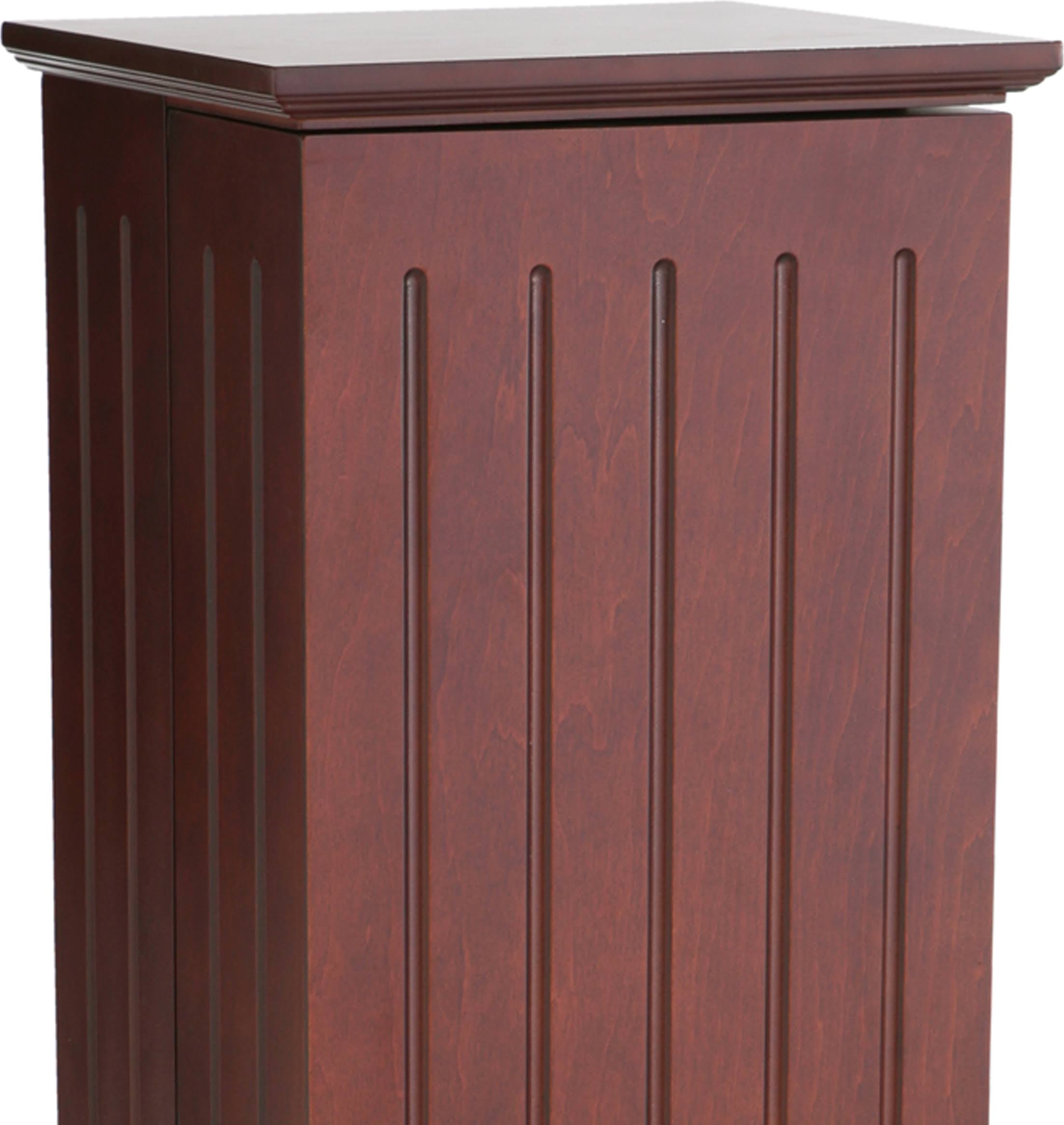 Media Storage Pedestal - Cherry