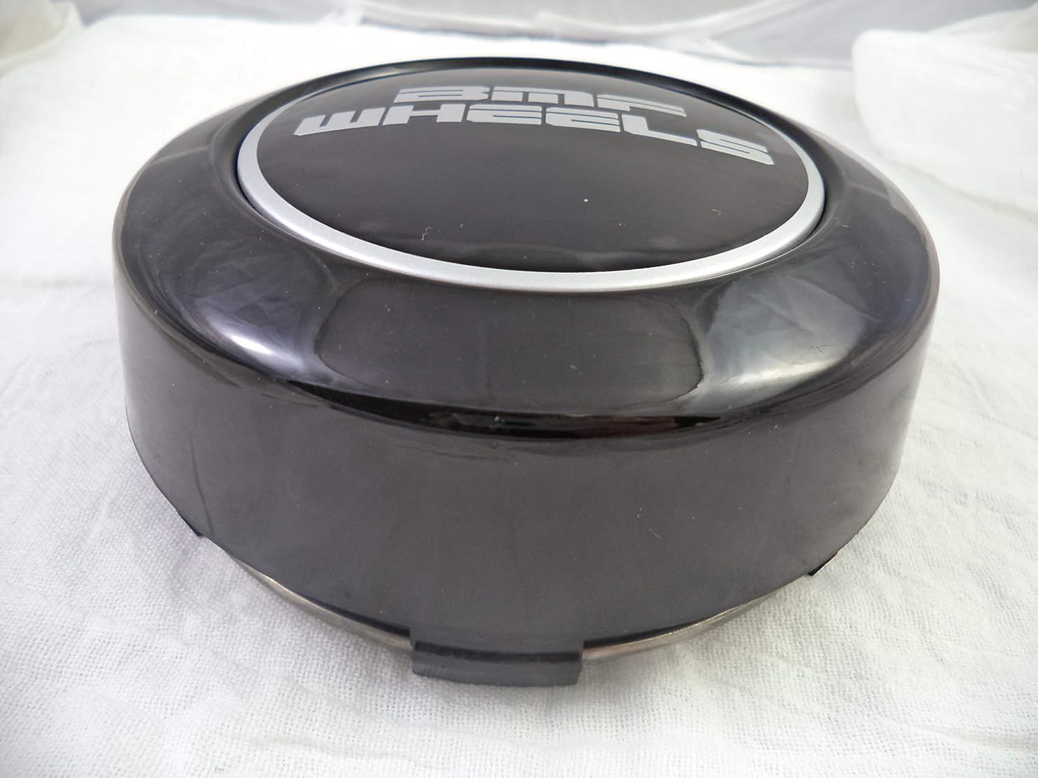 BMF Wheels Center Caps Gloss Black Shorty- Fits All 8 Lug (1 Cap) BMF Logo