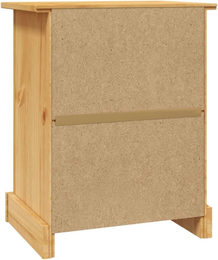 Bedside cabinets,Vertical Storage Towers, Storage Cabinets with Drawers for Home, Bedroom Accessories, Office, Guest Rooms Mexican Pine Corona Range 20.9"X15.4"X26.4"