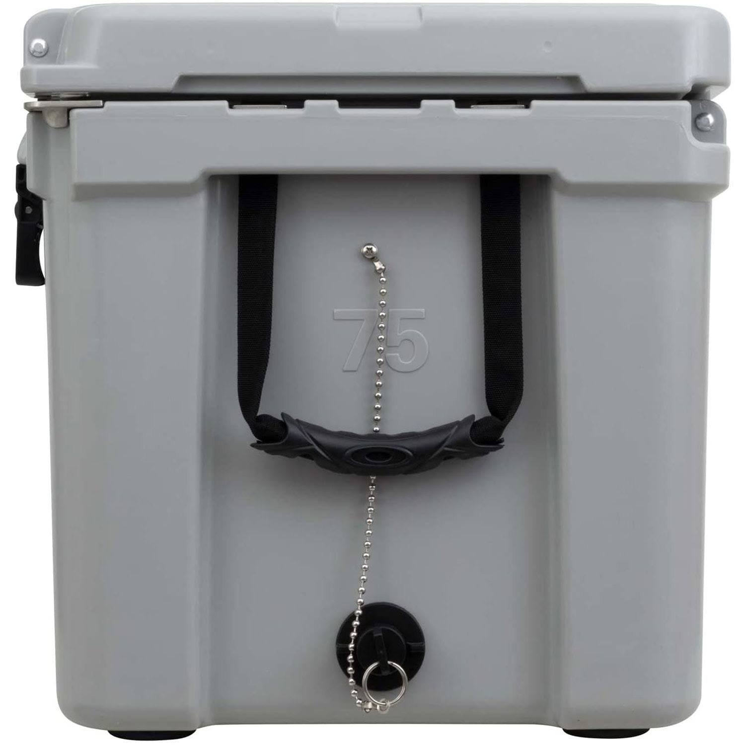 Driftsun 75 Quart Performance Ice Chest - Insulated Rotomolded Cooler Grey