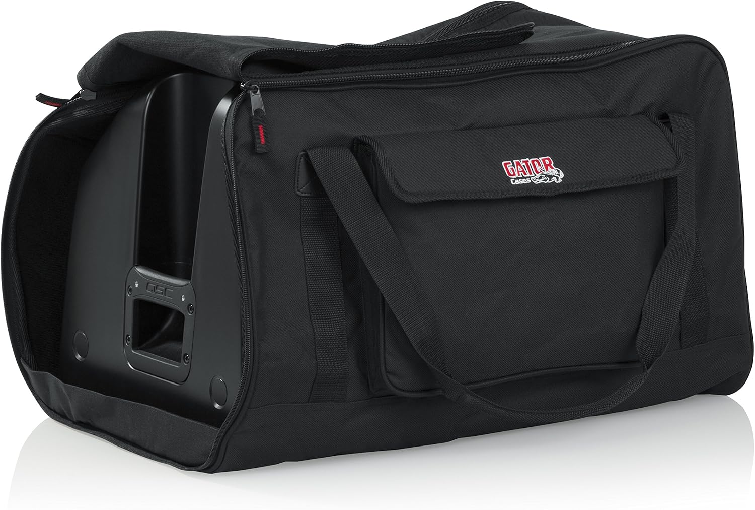 Gator Cases Heavy-Duty Speaker Tote Bag for Compact 12" Speaker Cabinets; Fits QSC K12, Yamaha DXR12 and more (GPA-TOTE12)