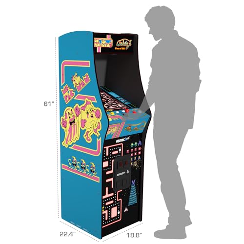 ARCADE1UP Class of 81’ Deluxe Arcade Machine for Home - 5 Feet Tall - 12 Classic Games