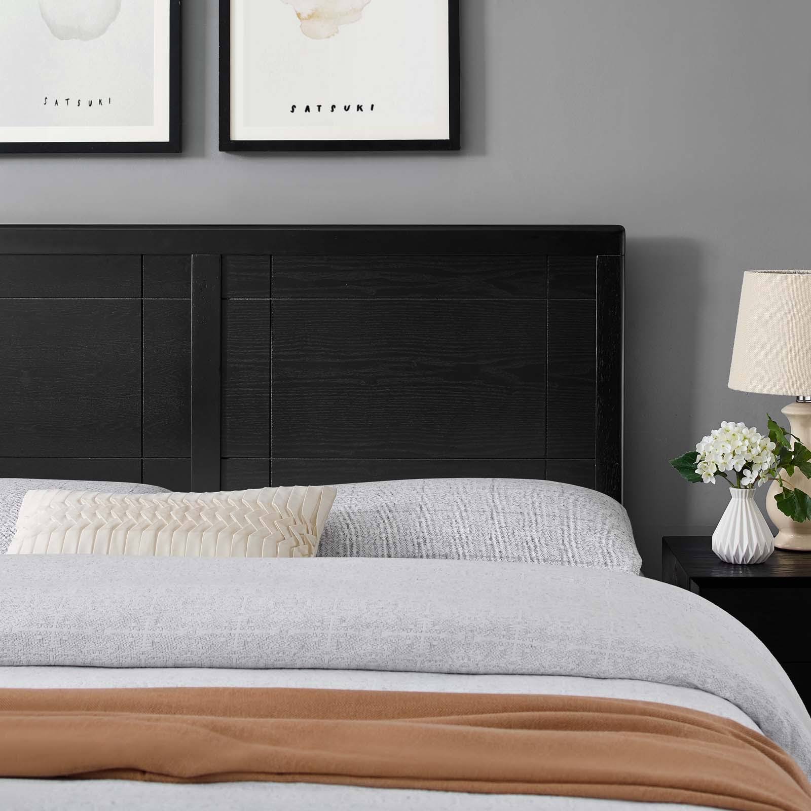 Modway Archie Queen Headboard Gray Wood