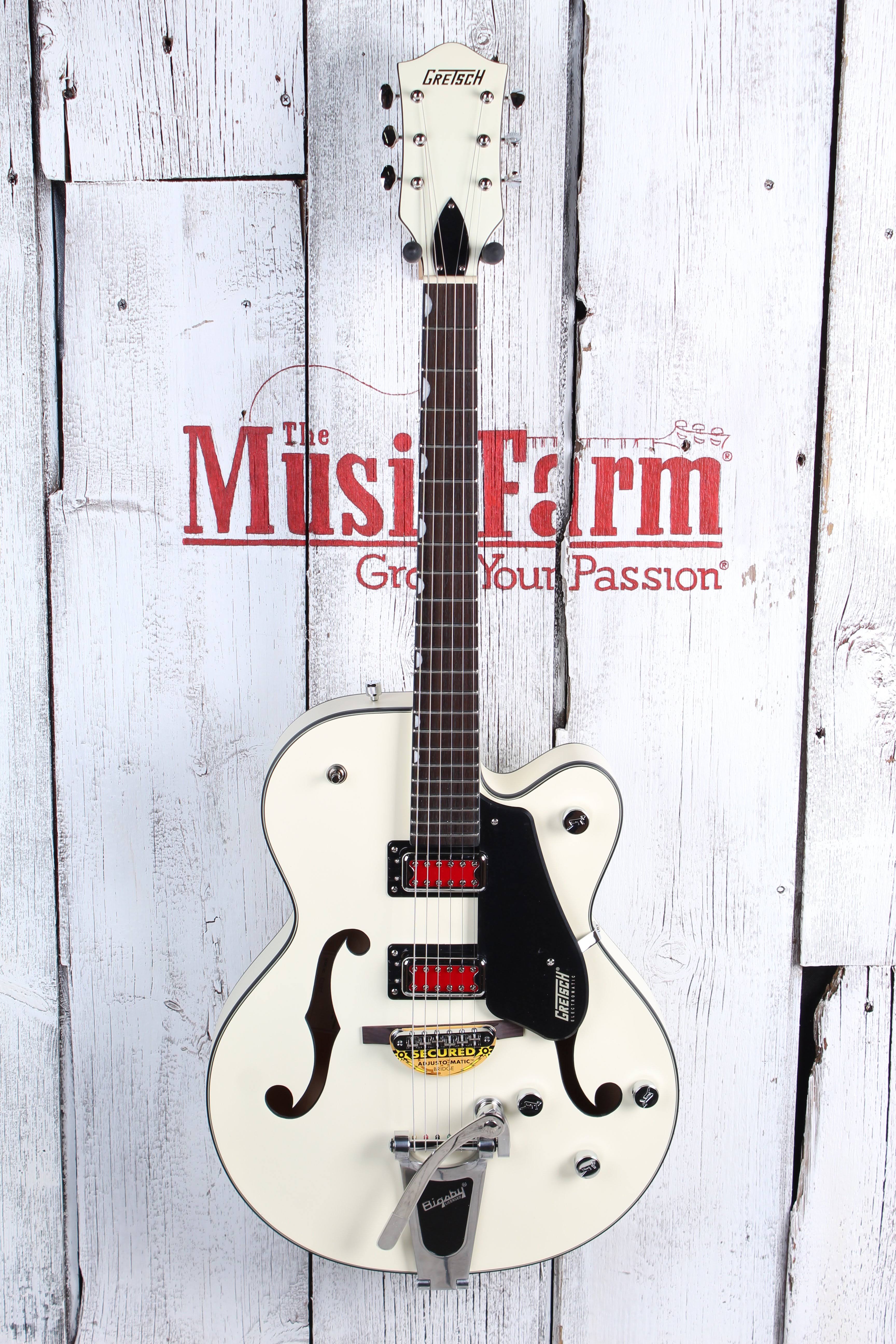 Gretsch G5410T Electromatic Rat Rod Hollow Body Bigsby Matte Vintage White