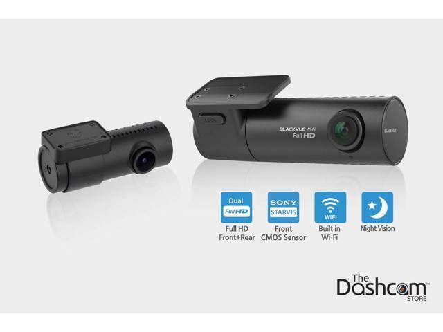 BlackVue DR590W-2CH 1080p Dual-Lens Dashcam for Front and Rear with WiFi w/16GB Memory Card