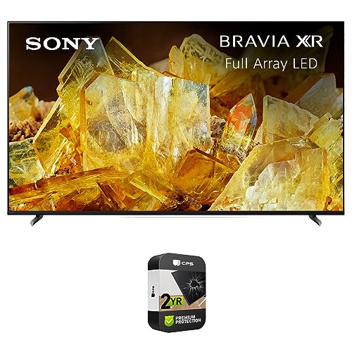 Sony X90L Bravia XR X90L 4K HDR Full Array LED Smart TV 2023 Model Bundle with 2 YR CPS Enhanced Protection Pack