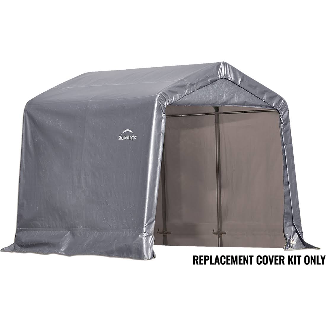 Replacement Cover Kit for The Shed-in-a-Box 8 ft. x 8 ft. x 8 ft. Heavy Duty PVC 14.5 oz. Gray