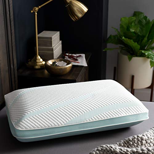 Tempur-Pedic TEMPUR-Adapt ProMid + Cooling-Queen Memory Foam Pillow, white