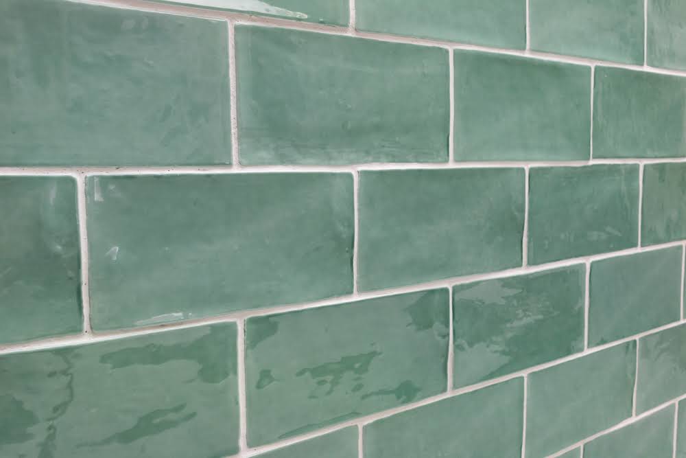 Sample - Catalina Ceramic Subway Tile Finish: Green Lake
