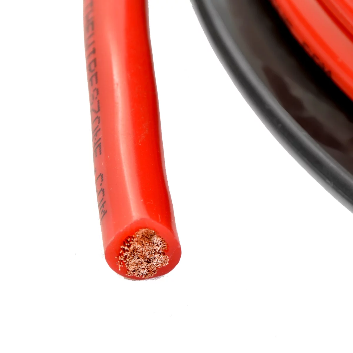 The Wires Zone 4 Gauge 100ft OFC Power Cable Oxygen-Free Copper Ground Wire (4 AWG Red 100' Spool)