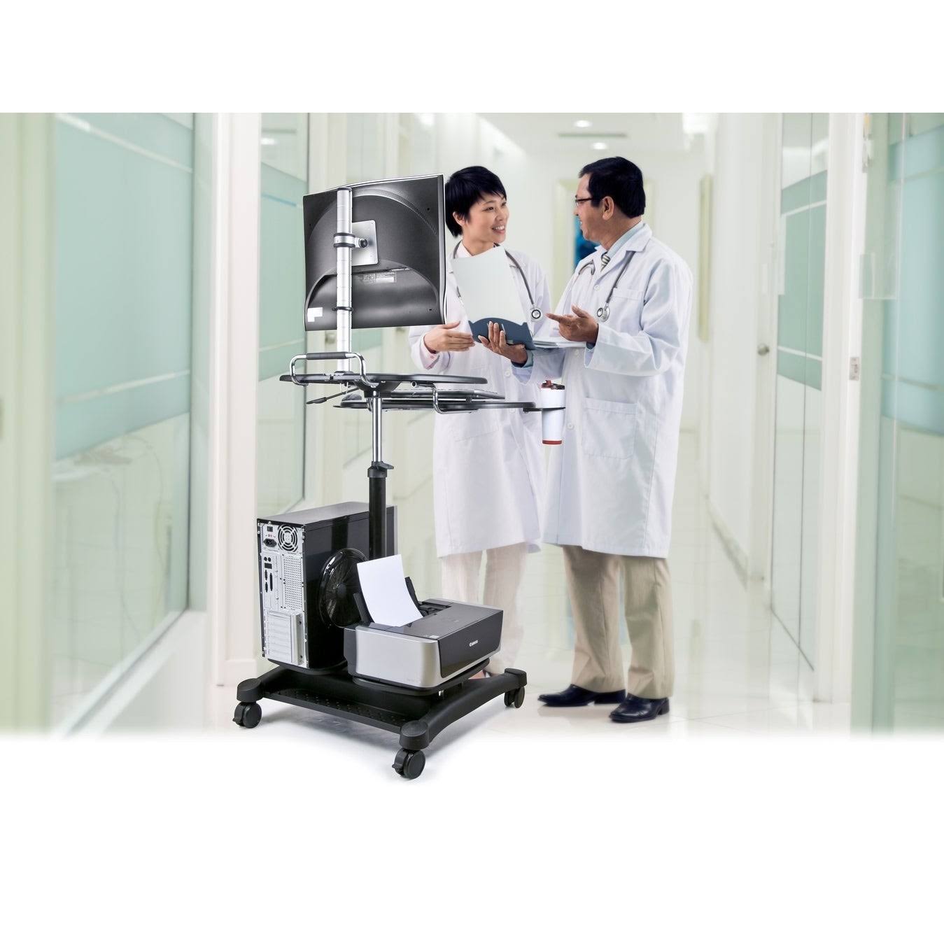 Aidata Heavy Duty Mobile LCD/LED AV Cart