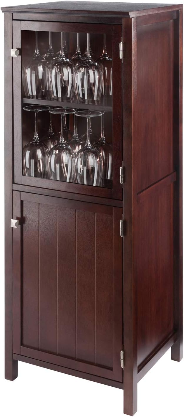Winsome Wood Brooke Cabinet/Cupboard, 47.44 H, Walnut