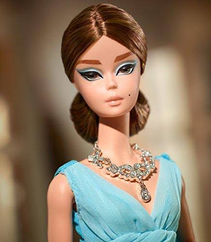 Barbie Fashion Model Collection - Blue Chiffon Ball Gown Doll