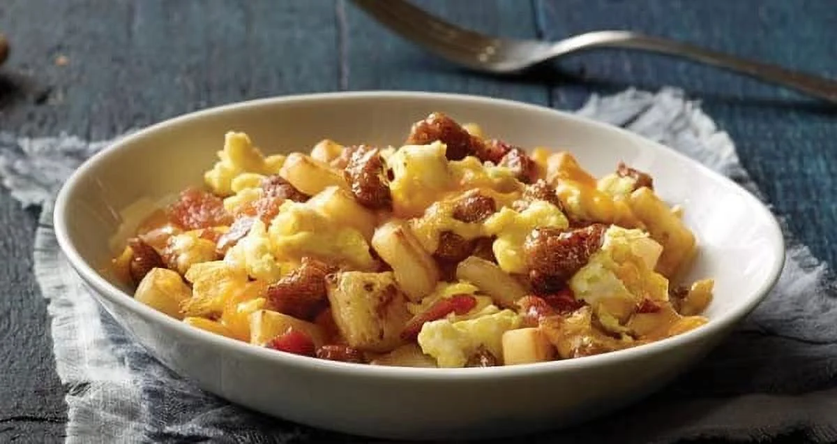 Jimmy Dean Meat Lovers Breakfast Bowls - 3 Boxes (8 Bowls Each, 24 Bowls Total) - Potatoes, Sausage, Eggs, Cheddar Cheese and Bacon - Frozen Meal