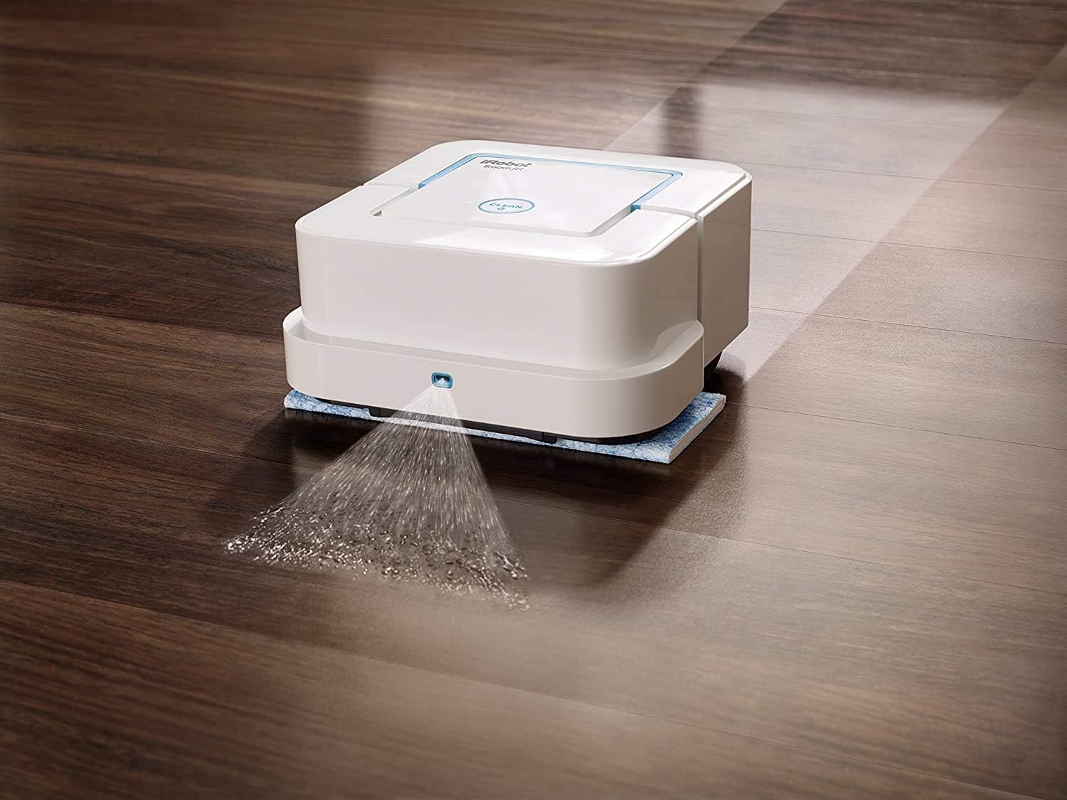 iRobot Braava Jet 240 Superior Robot Mop Bundle with 1 Jet Hard Wood Floor Cleaning Solution (2 Items)