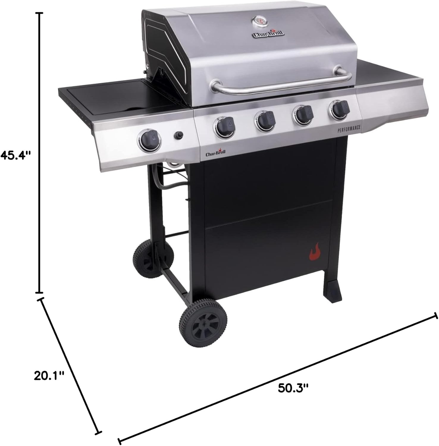 Char-Broil Performance 4-Burner Cart-Style Propane Gas Grill