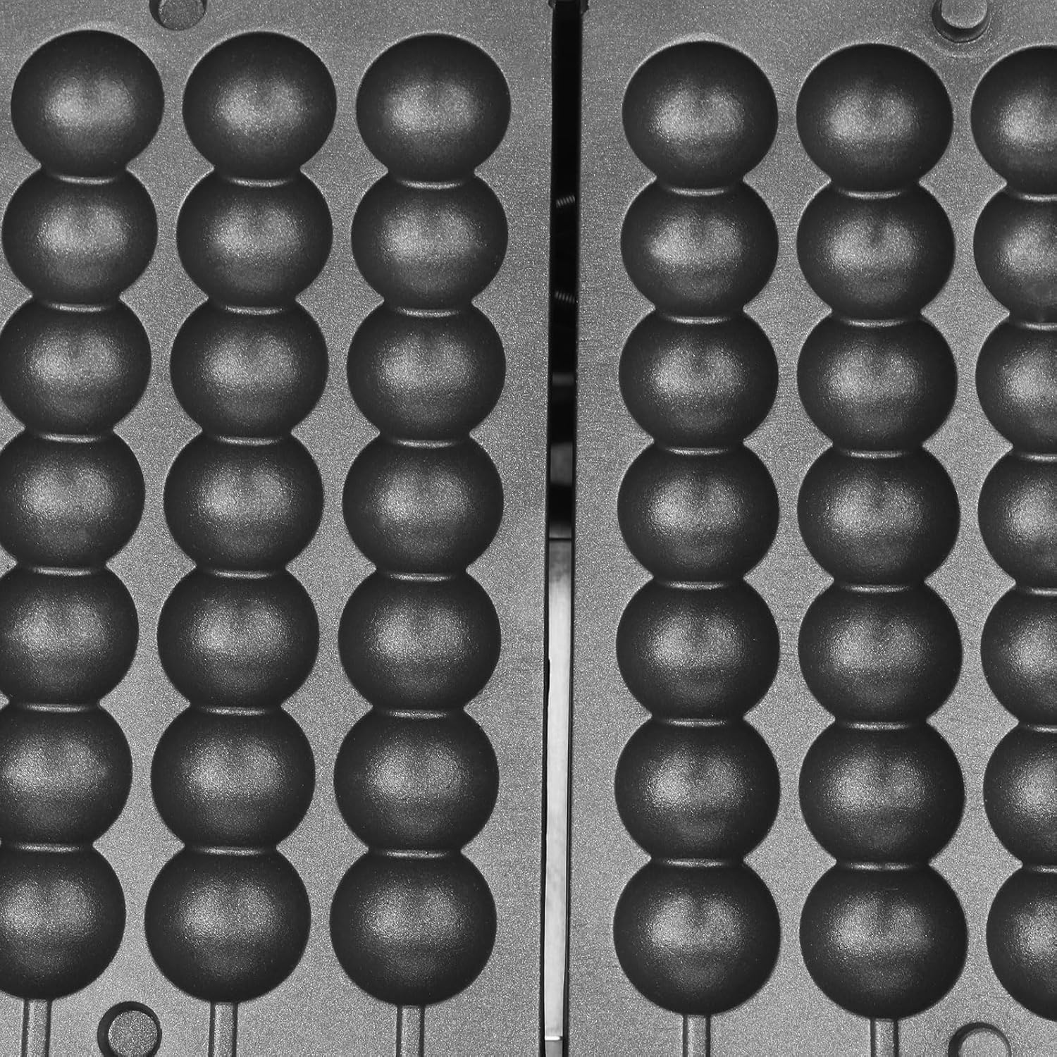 Egg Waffle Maker, 42pcs Commercial Electric Donut Ball Waffle Maker Steel Baker Machine With Time & Temp. Control, Stainless Steel Nonstick Bubble Waffle Machine for Homes, Restaurants