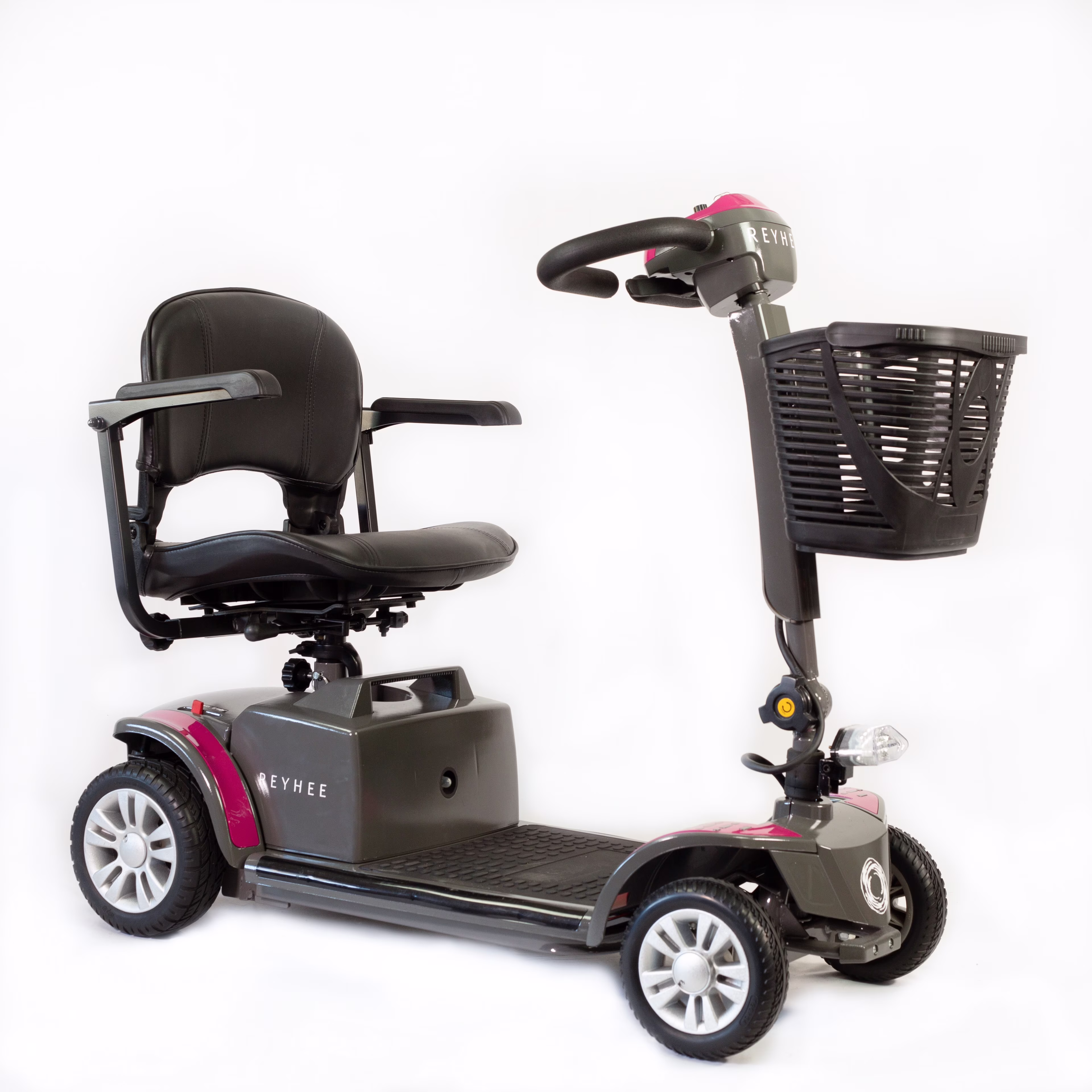Reyhee Cruiser Powered Mobility Scooters - 24V, 180W 4 Wheel Mobility Scooters for Adults & Seniors