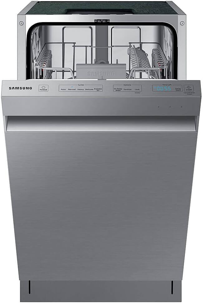 Samsung DW50T6060US 46 dBA Stainless Compact Top Control Built-in Dishwasher