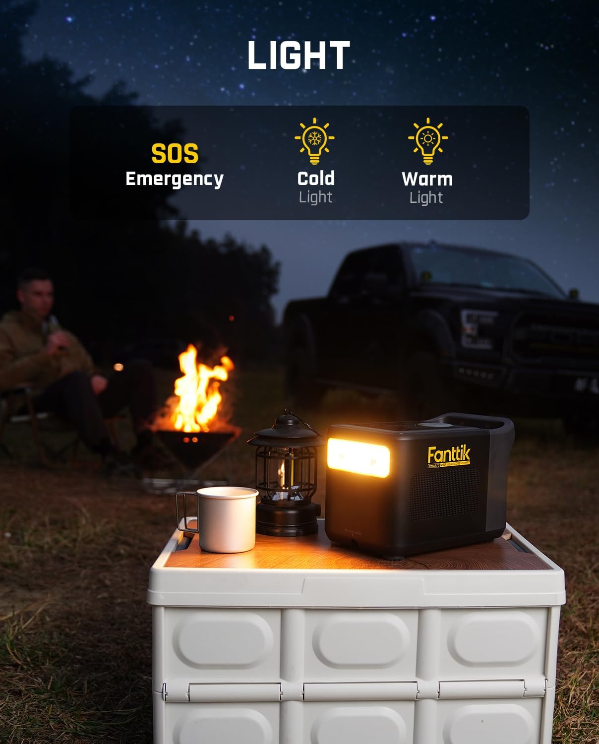 Fanttik X9 Ultra™ Portable Tire Inflator for Pickup Truck, RV | 3-in-1 Air Pump, Power Station, Flashlight | 6× Faster Inflator with Digital Gauge | Air Compressor for Light Truck, SUV, Compact Car